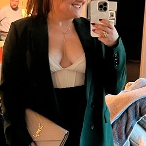 Cream Women's Corset Crop Top Windsor